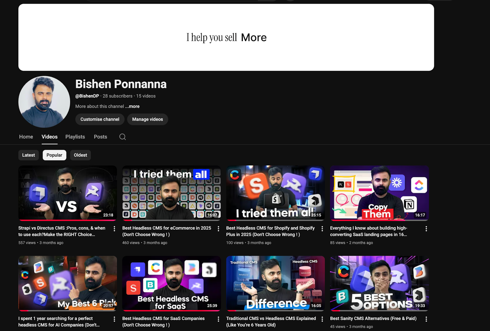 Weframe Tech YouTube