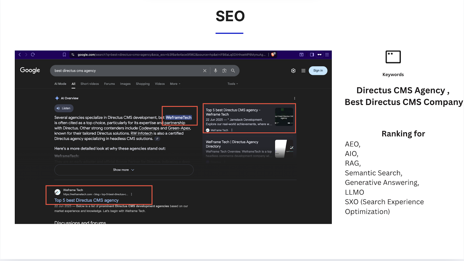 SEO Directus